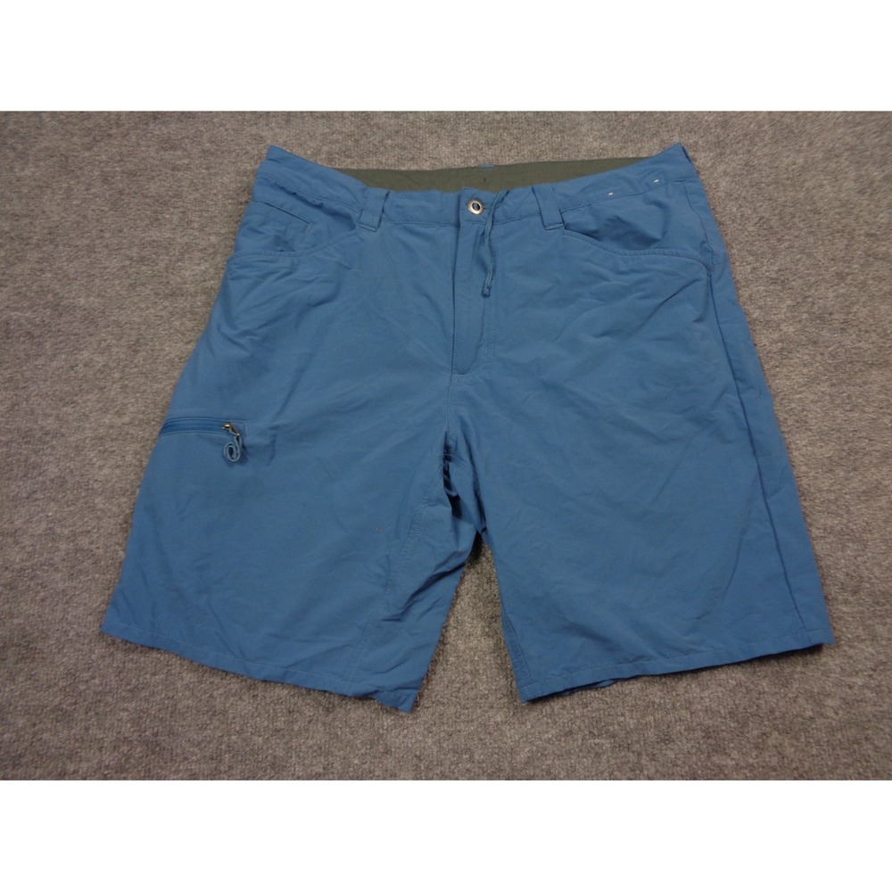 Patagonia Shorts Mens 36 Blue Quandary Hiking Outdoors Stretch Performance Hiker